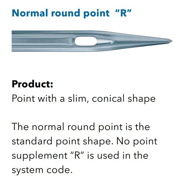 Attēls ar Adatas rūpnieciskajām šujmašīnām SCHMETZ DBx1 SERV 7 – universālās (10gab.) – pieejams Šarlotes audumi