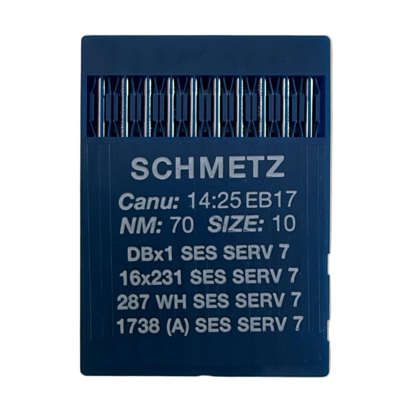 Adatas rūpnieciskajām šujmašīnām SCHMETZ DBx1 SES SERV 7 – smalkai trikotāžai un viegliem austiem audumiem (10gab.)