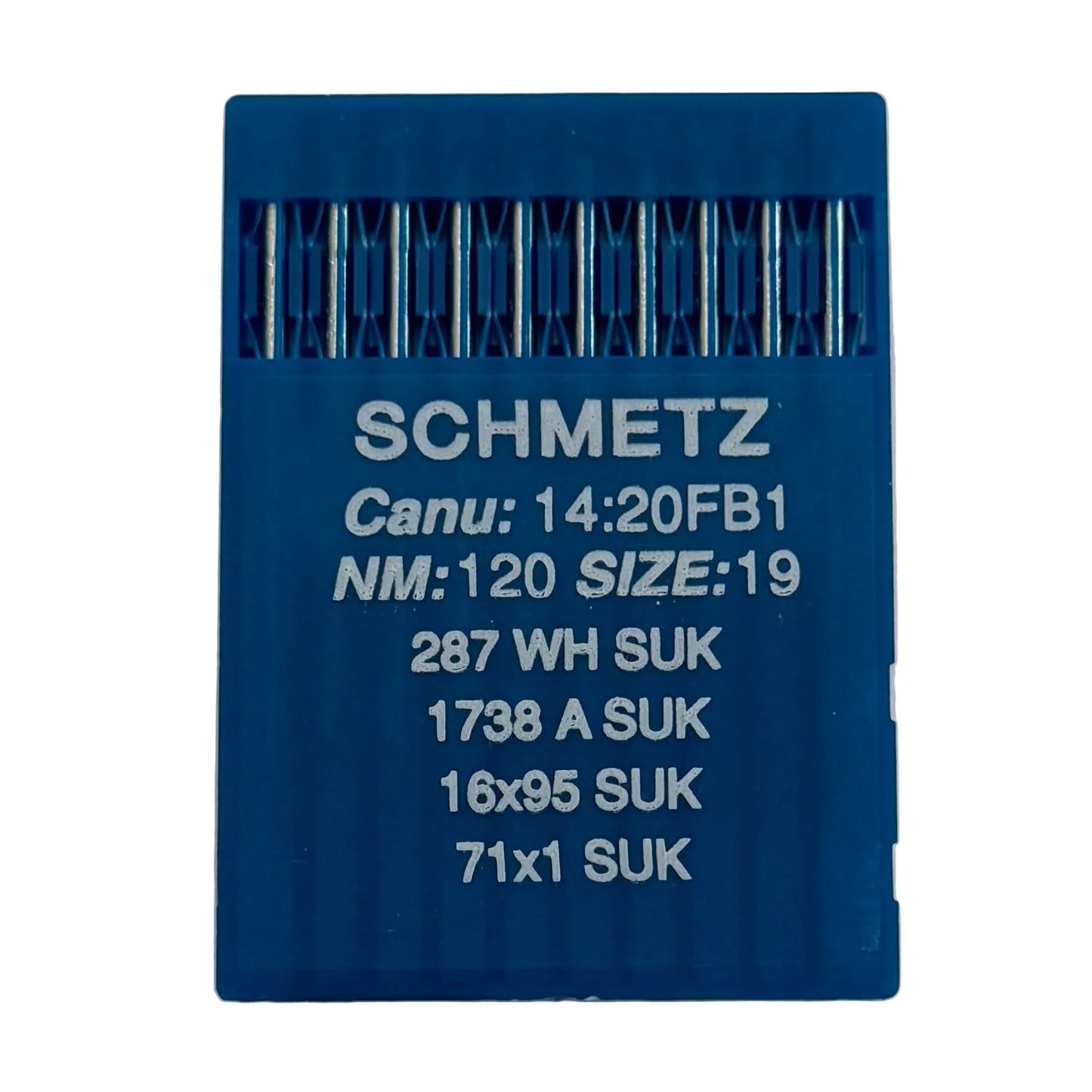 Attēls ar Adatas rūpnieciskajām šujmašīnām SCHMETZ DBx1 SUK – trikotāžai un džinsam (10gab.) – pieejams Šarlotes audumi