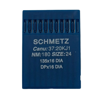 Attache avec des aiguilles pour machines à coudre industrielles SCHMETZ DPx17 DI - cuir (10 pièces) – disponible chez Šarlotes audumi