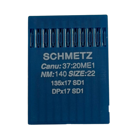 Attēls ar Adatas rūpnieciskajām šujmašīnām SCHMETZ DPX17 SD1 – ādai (10gab.) – pieejams Šarlotes audumi