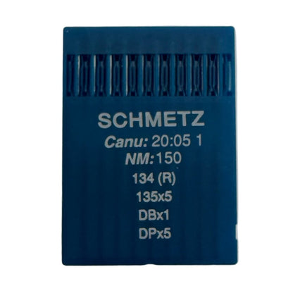 Image des aiguilles pour machines à coudre industrielles SCHMETZ DPx5 - universelles (10 pcs) – disponibles chez Šarlotes audumi