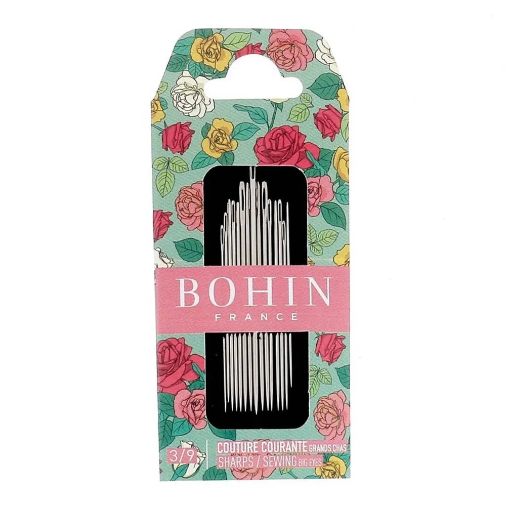 Attēls ar Adatu komplekts Bohin Blossom Sharps | Nr. 3–9 | 10 gab. – pieejams Šarlotes audumi