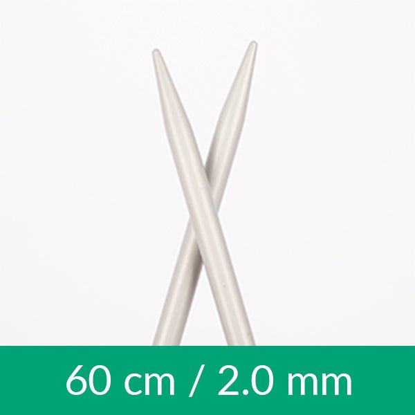 Image of DROPS circular knitting needles 60 cm | size 2.0 mm – 5.0 mm – available online at Šarlotes audumi