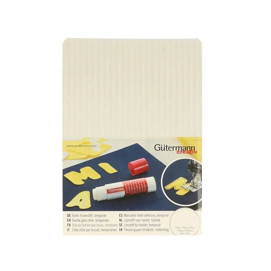 Image de la colle pour tissu Gütermann pour fixation temporaire – disponible chez Šarlotes audumi