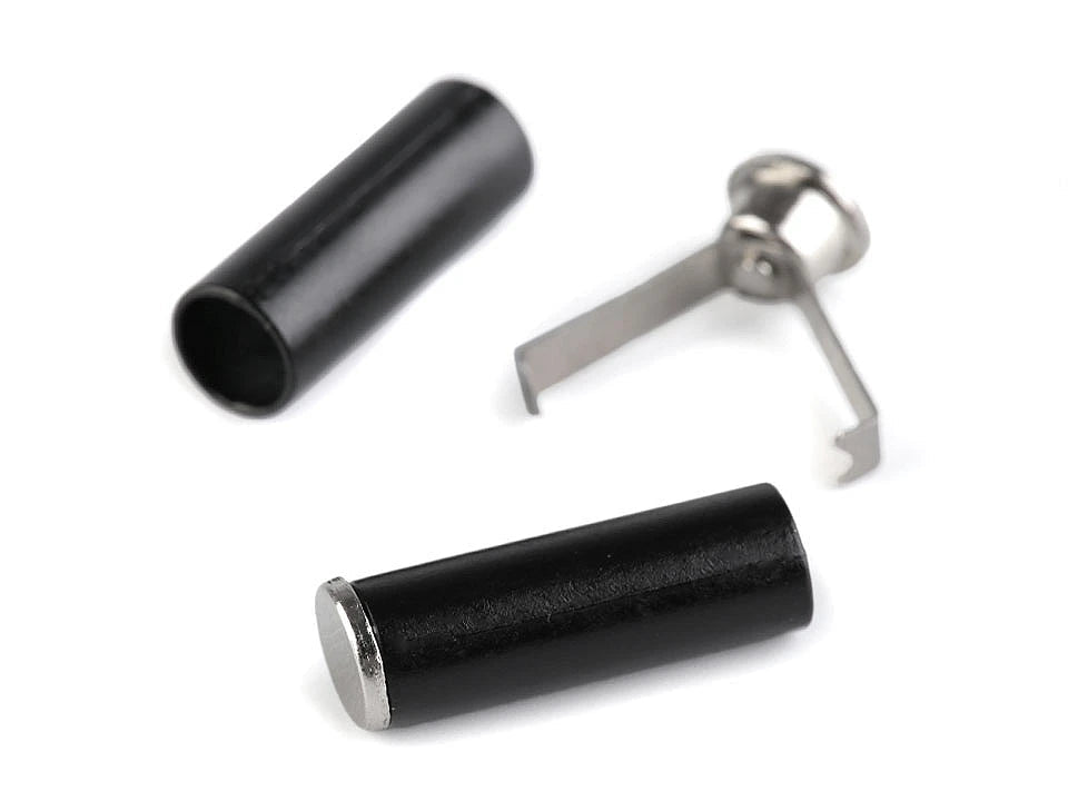 Attēls ar Auklas nobeiguma uzgalis ar fiksatoru Ø5 mm, 4 gab. – praktisks un estētisks risinājums – pieejams Šarlotes audumi