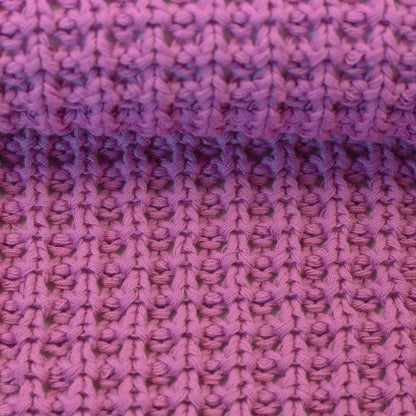 Image of thick 100% cotton knit - pink 615 g/m² – available at Charlotte’s fabrics