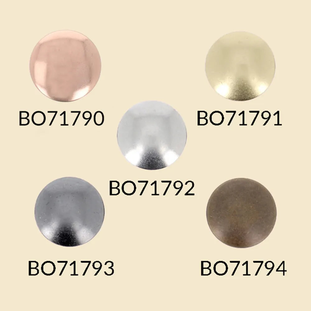 BOHIN Magic spiedpogas bez knaiblēm 14 mm – Rose Gold, 4 gab.