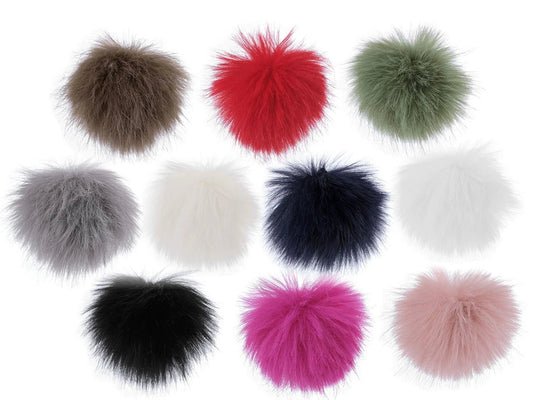 Attēls ar Bumbulis cepurēm ar cilpu Ø8 cm|dažādu toņu – pieejams Šarlotes audumi