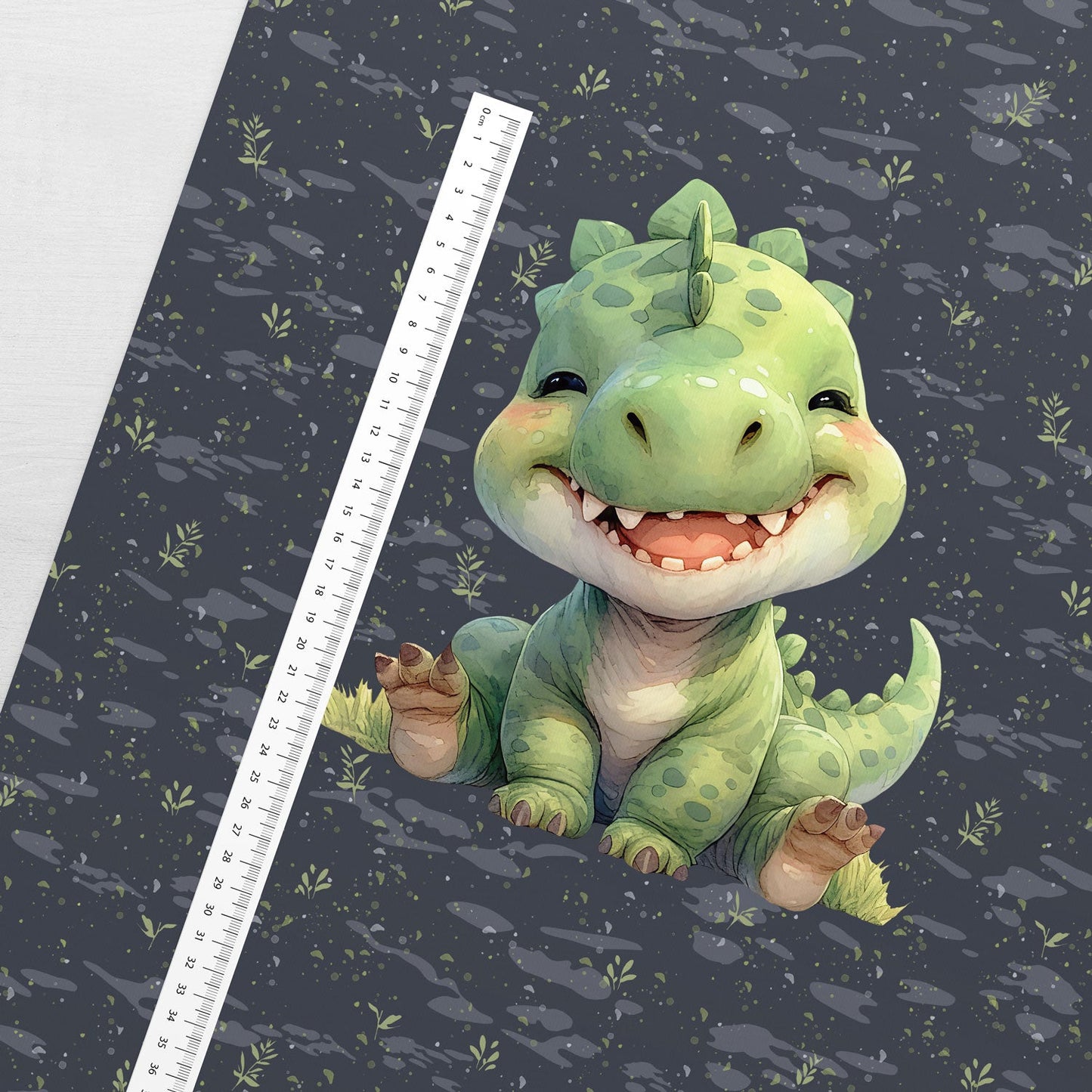 Cilpiņtrikotāžas panelis 40x50 cm - dino 250 g/m²