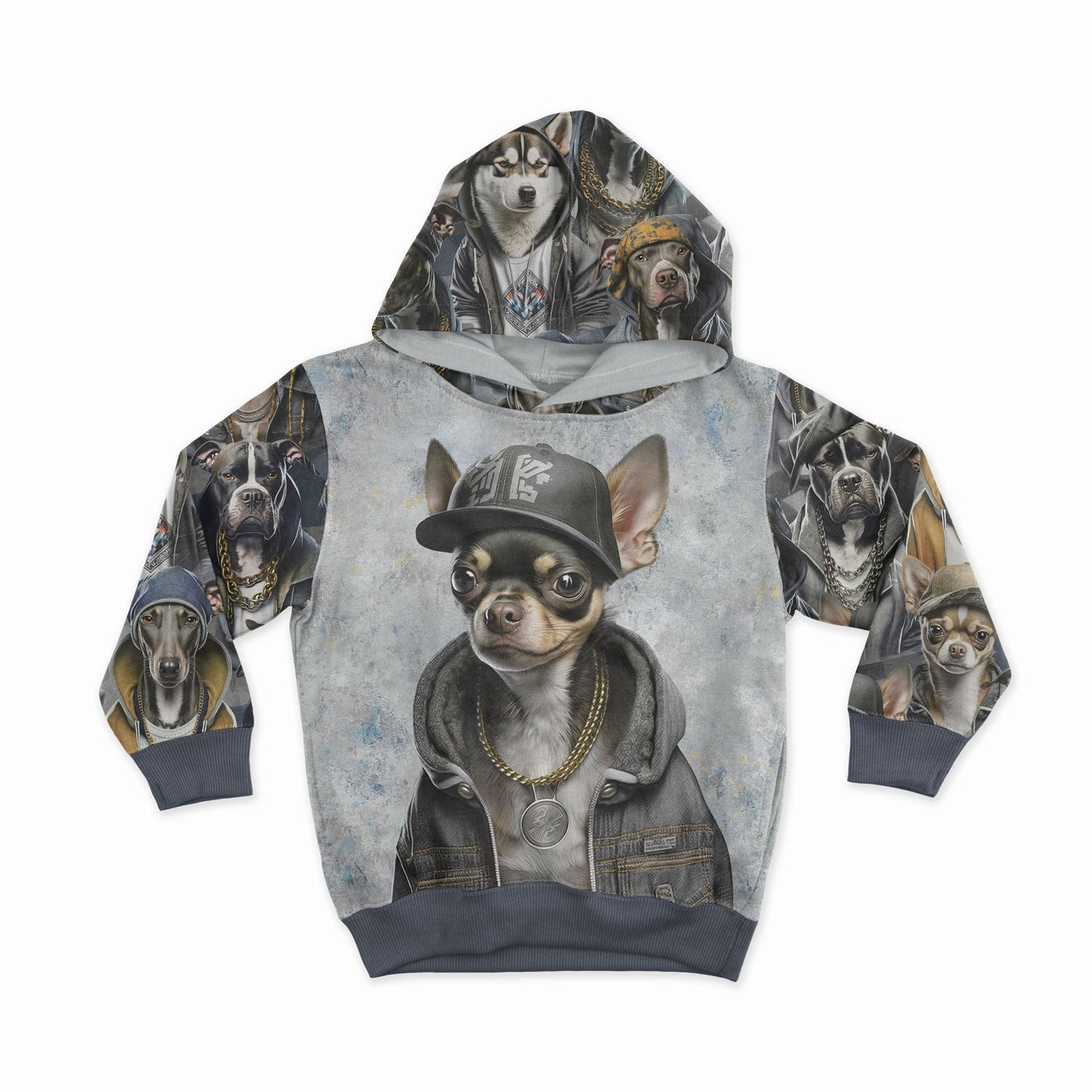 Attēls ar Cilpiņtrikotāžas panelis - krutais čivauva 250 g/m² | Dizains - 01 – pieejams Šarlotes audumi