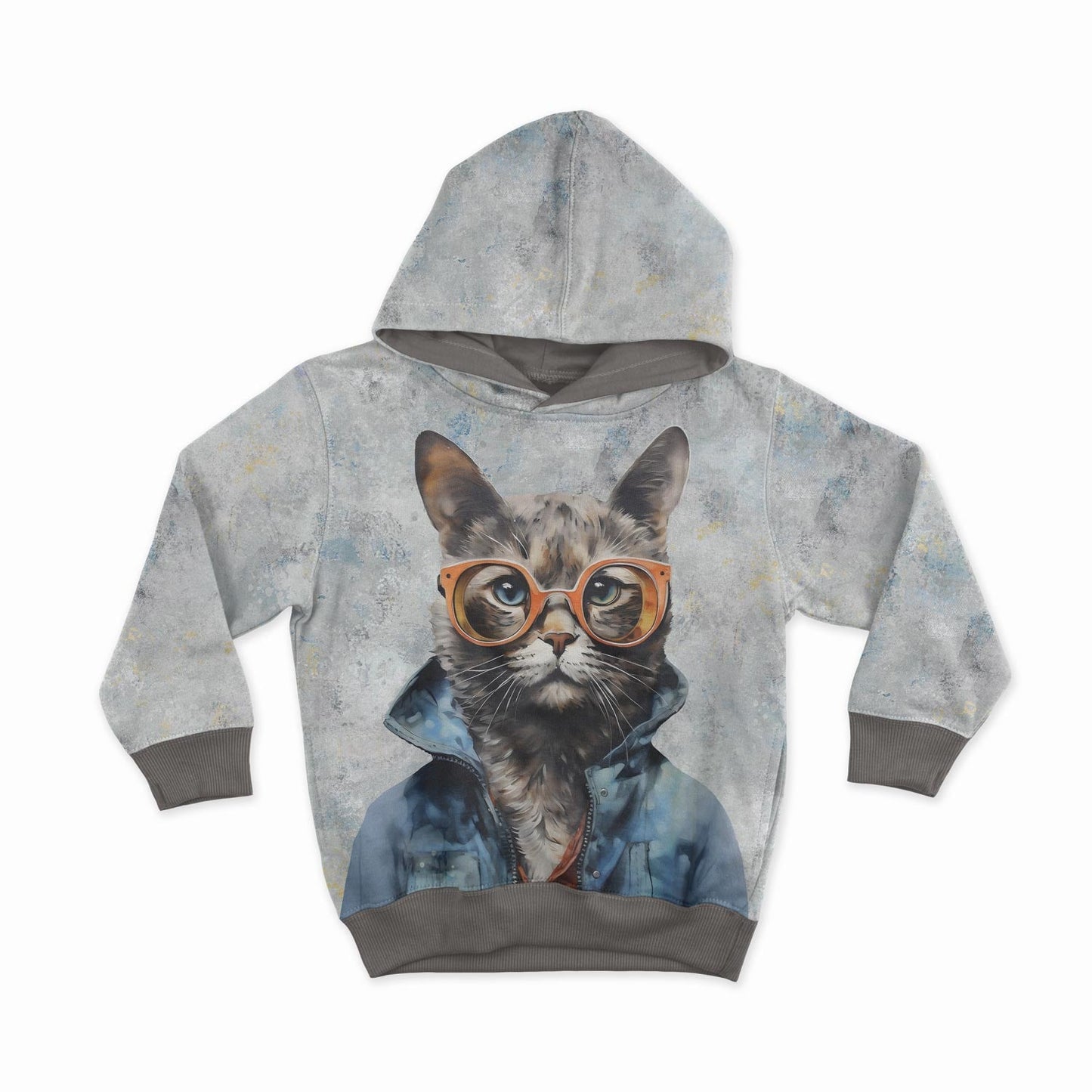 Attēls ar Cilpiņtrikotāžas panelis - šarmantais kaķis 250 g/m² | Dizains - 01 – pieejams Šarlotes audumi