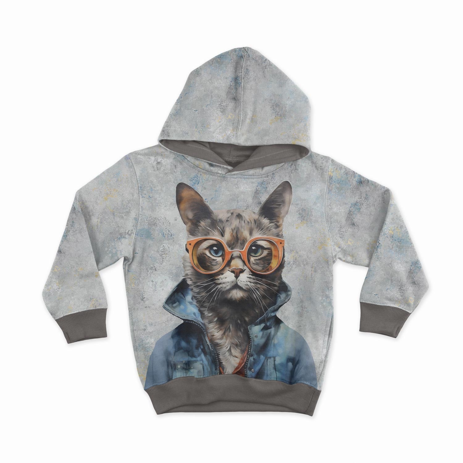 Attēls ar Cilpiņtrikotāžas panelis - šarmantais kaķis 250 g/m² | Dizains - 01 – pieejams Šarlotes audumi