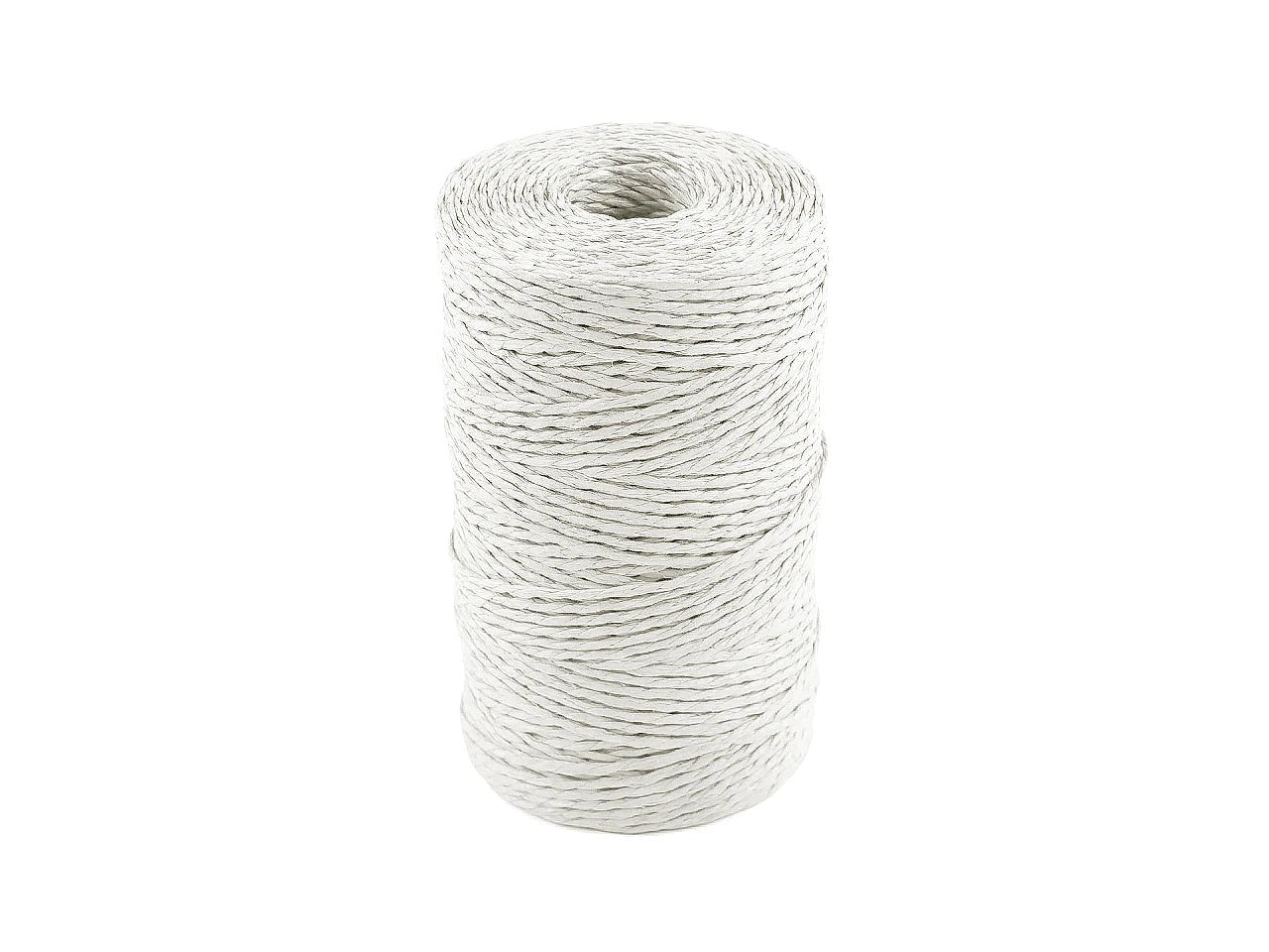 Image de cordelette en raphia naturel pour tricot et crochet Ø2 mm – disponible chez Šarlotes audumi