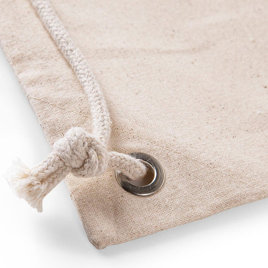 Attēls ar Dabīgas kokvilnas mugursoma ar auklām 140 g/m² 38 × 46 cm – pieejams Šarlotes audumi