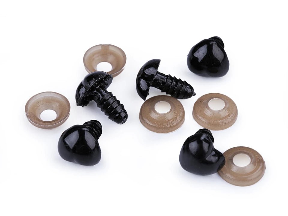 Attēls ar Deguns rotaļlietām – sirds forma 12 × 13 mm(iepakojumā 5 gab) – pieejams Šarlotes audumi