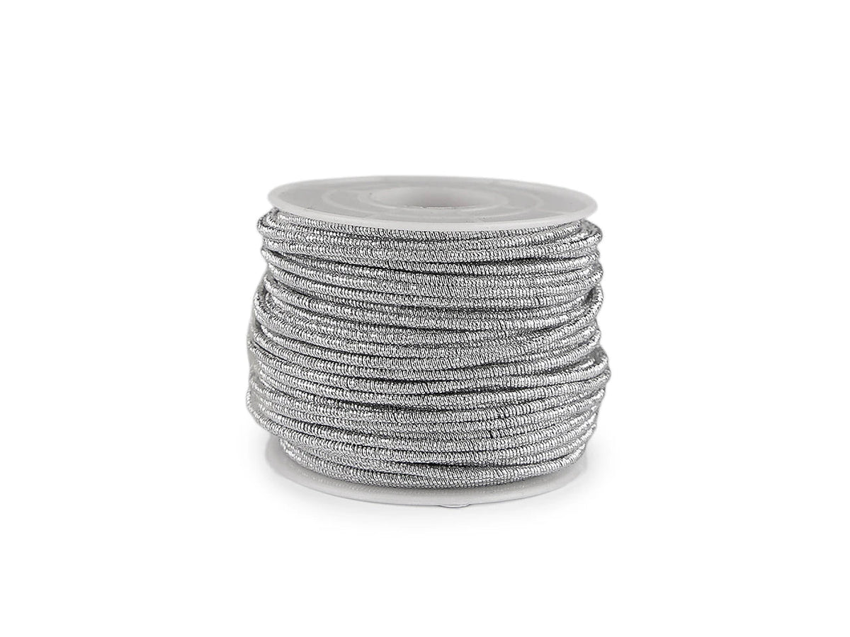 Image of Decorative lurex wire Ø2 mm – available online at Šarlotes audumi