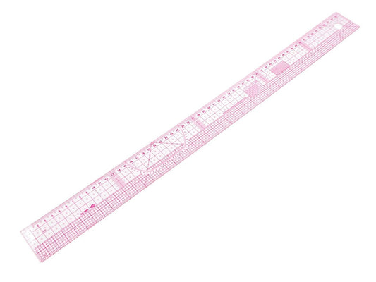 Drēbnieku lineāls 5×60 cm