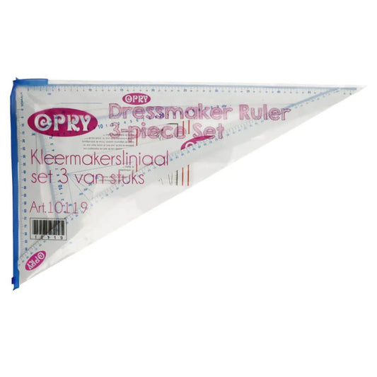 Drēbnieku lineālu komplekts 3 gab.Opry