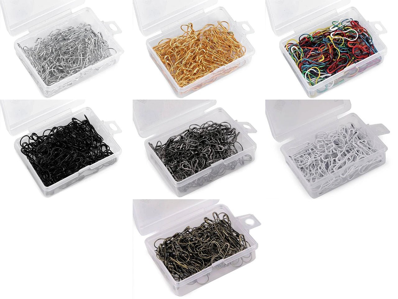 Boîte d’épingles à nourrice, 22 mm (env. 150 pièces) – disponible chez Charlotte Tissus