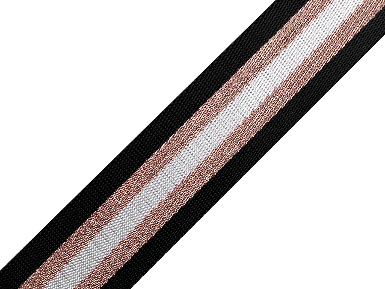 Image avec ruban tissé double 40 mm – résistant, décoratif et polyvalent – disponible chez Šarlotes audumi