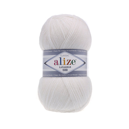 Fil à tricoter Alize LANAGOLD 800 - 730 m 100 g