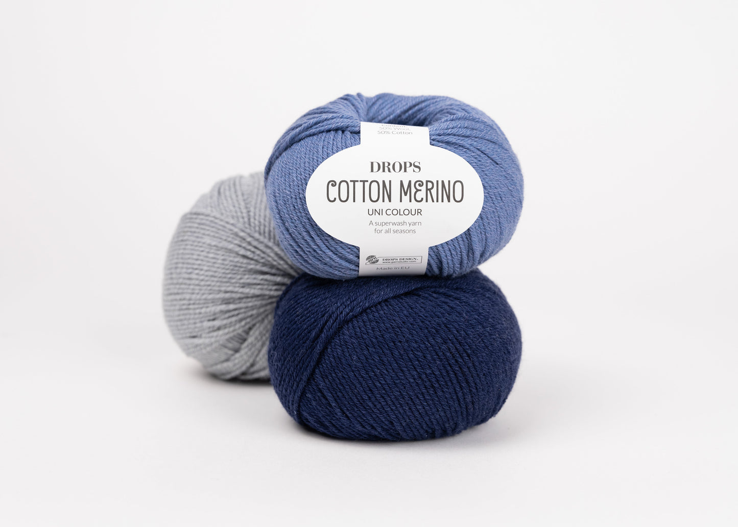 Image de fil DROPS Cotton Merino – 50 g / 110 m – disponible chez Šarlotes audumi