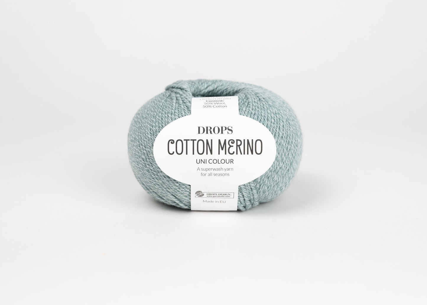 Image avec fil DROPS Cotton Merino – 50 g / 110 m – disponible chez Šarlotes audumi