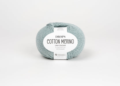 Image avec fil DROPS Cotton Merino – 50 g / 110 m – disponible chez Šarlotes audumi