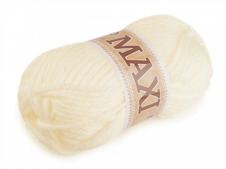 Dzija Jumbo Maxi - piena balta 65m 100g #905