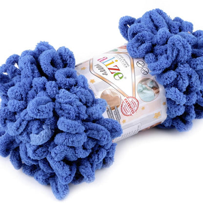 Fil Alize Puffy - bleu bleuet 9 m 100g #141