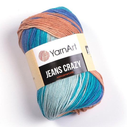 Dzija Yarn Art Jeans Crazy - 160 m 50g #8207