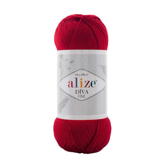 Attēls ar Dzijas Alize Diva Fine - silky effect 100g / 600m – pieejams Šarlotes audumi