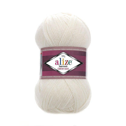 Image de la laine Alize Superwash Comfort - 100g / 420m – disponible chez Šarlotes audumi
