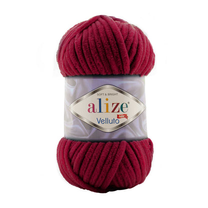 Image de fil Alize Velluto - 100 g / 68 m – disponible chez Šarlotes audumi