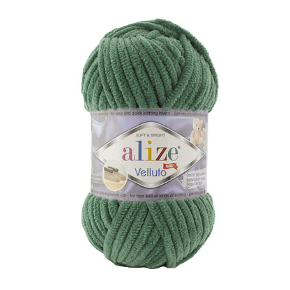 Photo de la laine Alize Velluto - 100g / 68m – disponible chez Šarlotes audumi