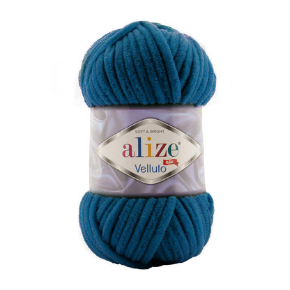 Image du fil Alize Velluto - 100g / 68m – disponible chez Šarlotes audumi