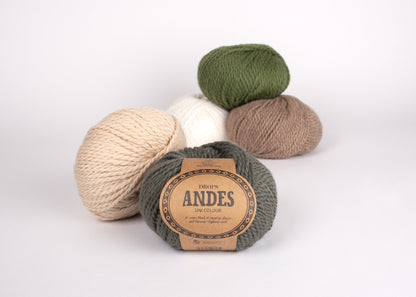 Image de fil DROPS Andes - 100 g / 90 m – disponible chez Šarlotes audumi