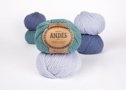 Image avec le fil DROPS Andes - 100 g / 90 m – disponible chez Šarlotes audumi