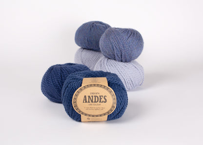 Image de la laine DROPS Andes - 100 g / 90 m – disponible chez Šarlotes audumi