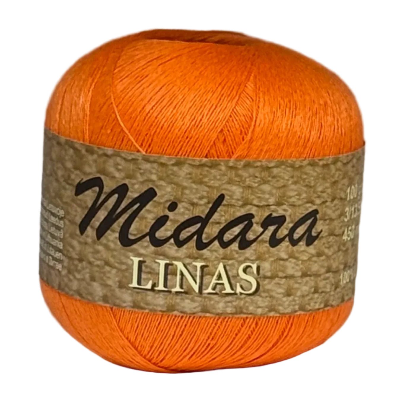 Image de fils de laine, fils de lin Midara Linas – 100 g/ 600 m – disponible chez Šarlotes audumi