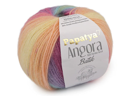 Papatya Angora Batik yarn 100g / 550m – available at Charlotte's Fabrics