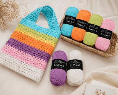 Attēls ar Dzijas Scheepjes Cotton- 50 g / 170 m – pieejams Šarlotes audumi