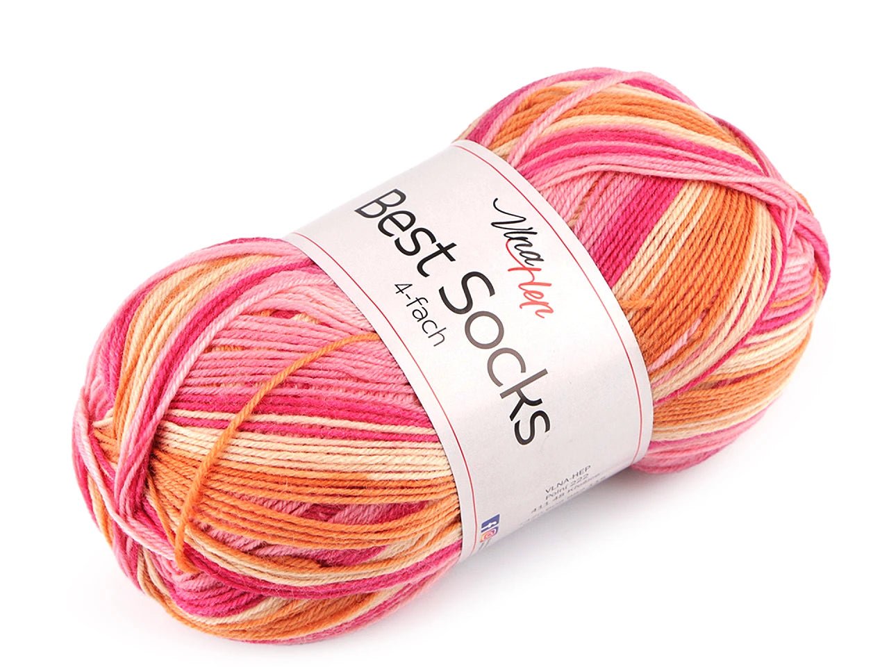 Attēls ar Dzijas Vlna Hep Best Socks - 100g / 420m – pieejams Šarlotes audumi