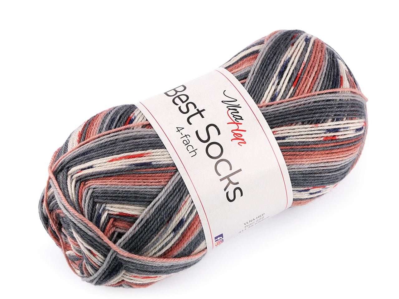 Attēls ar Dzijas Vlna Hep Best Socks - 100g / 420m – pieejams Šarlotes audumi