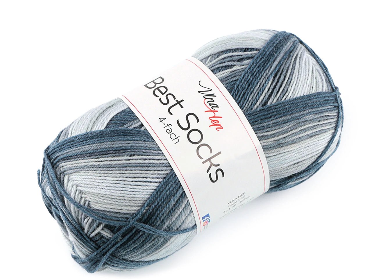Attēls ar Dzijas Vlna Hep Best Socks - 100g / 420m – pieejams Šarlotes audumi