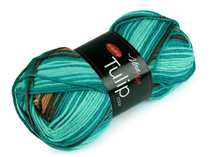 Image de fil Vlna Hep Tulip color - 100g / 170 m – disponible chez Šarlotes audumi