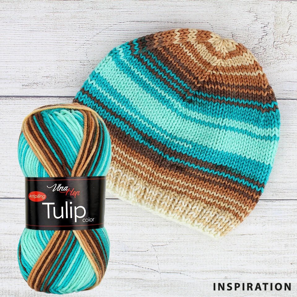 Attēls ar Dzijas Vlna Hep Tulip color - 100g / 170 m – pieejams Šarlotes audumi