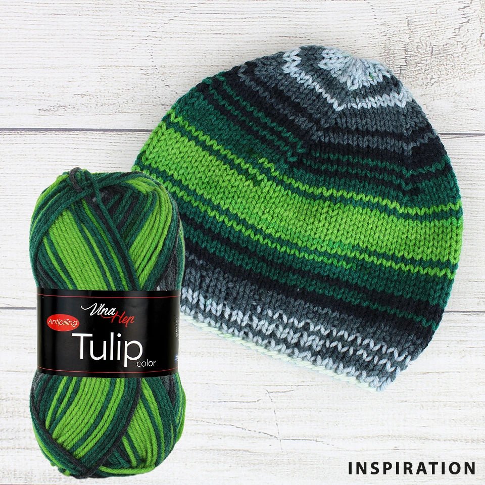 Attēls ar Dzijas Vlna Hep Tulip color - 100g / 170 m – pieejams Šarlotes audumi