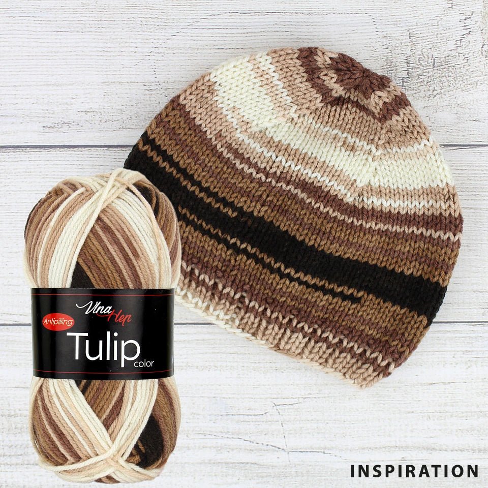 Attēls ar Dzijas Vlna Hep Tulip color - 100g / 170 m – pieejams Šarlotes audumi